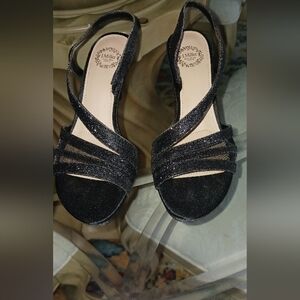 I Miller black embellish heels